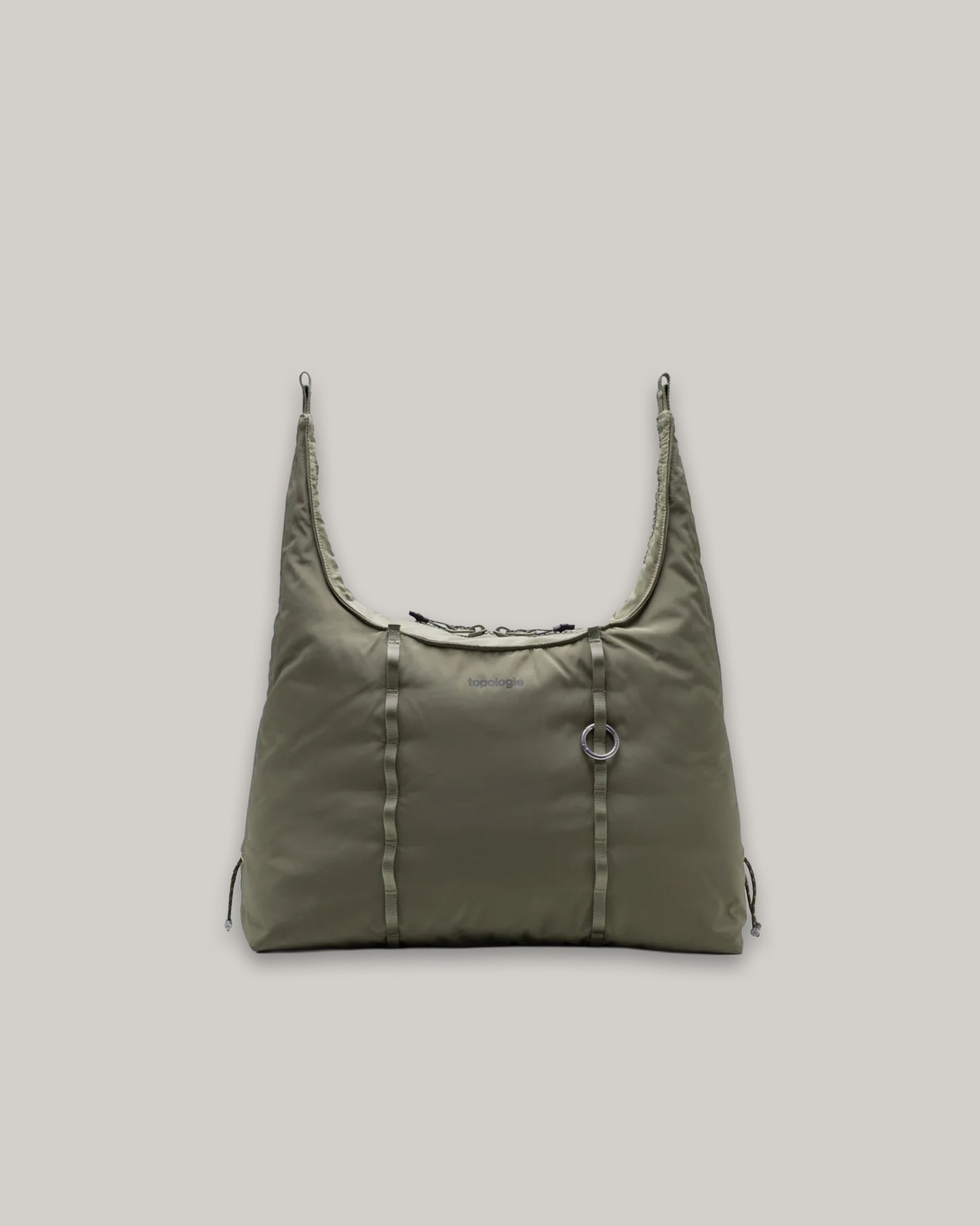 TOPOLOGIE CLOUD HOBO MEDIUM MOSS TECH SATEEN