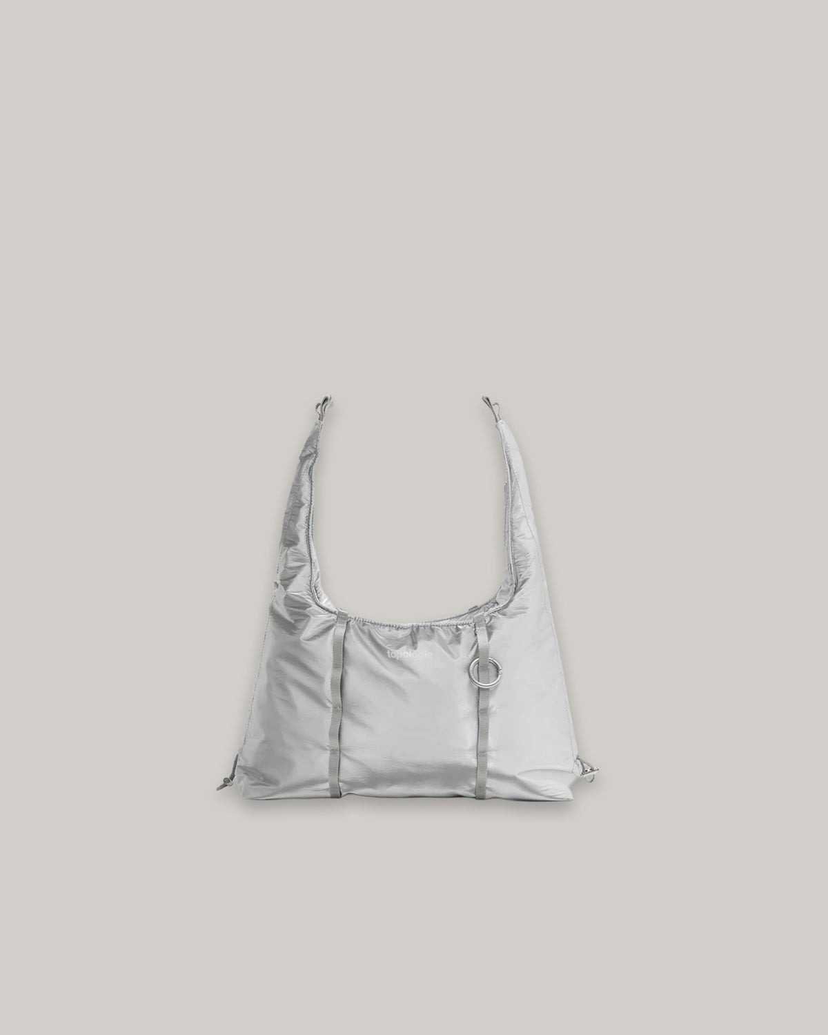 TOPOLOGIE CLOUD HOBO SMALL CHROME SPACE COATED
