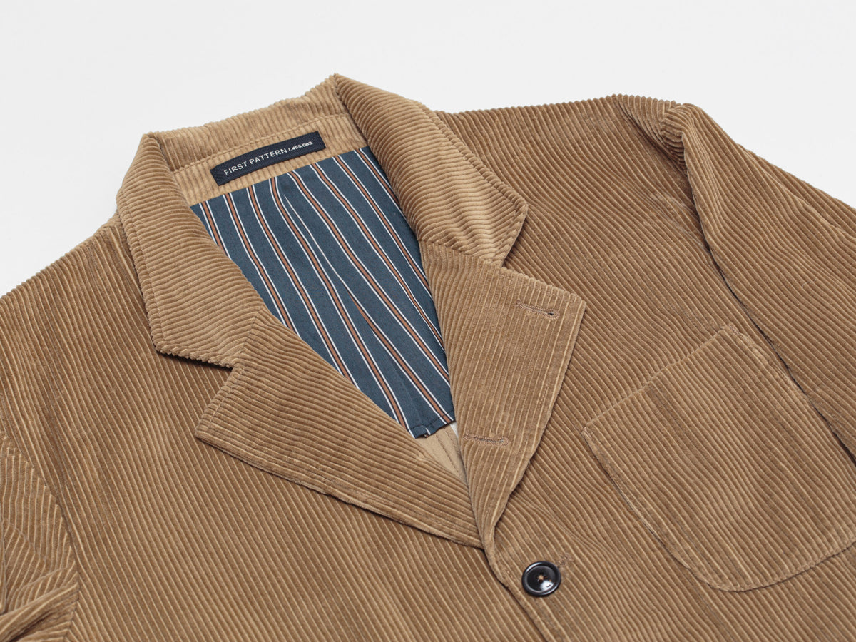 1ST PAT-RN HORLOGER JACKET - SOFT CORDUROY - BEIGE
