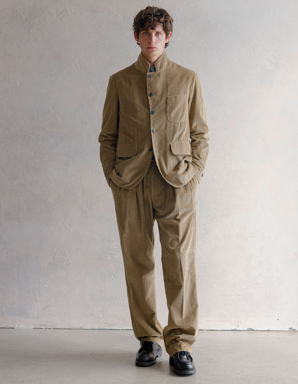 1ST PAT-RN ALLEN TROUSER - SOFT CORDUROY - BEIGE