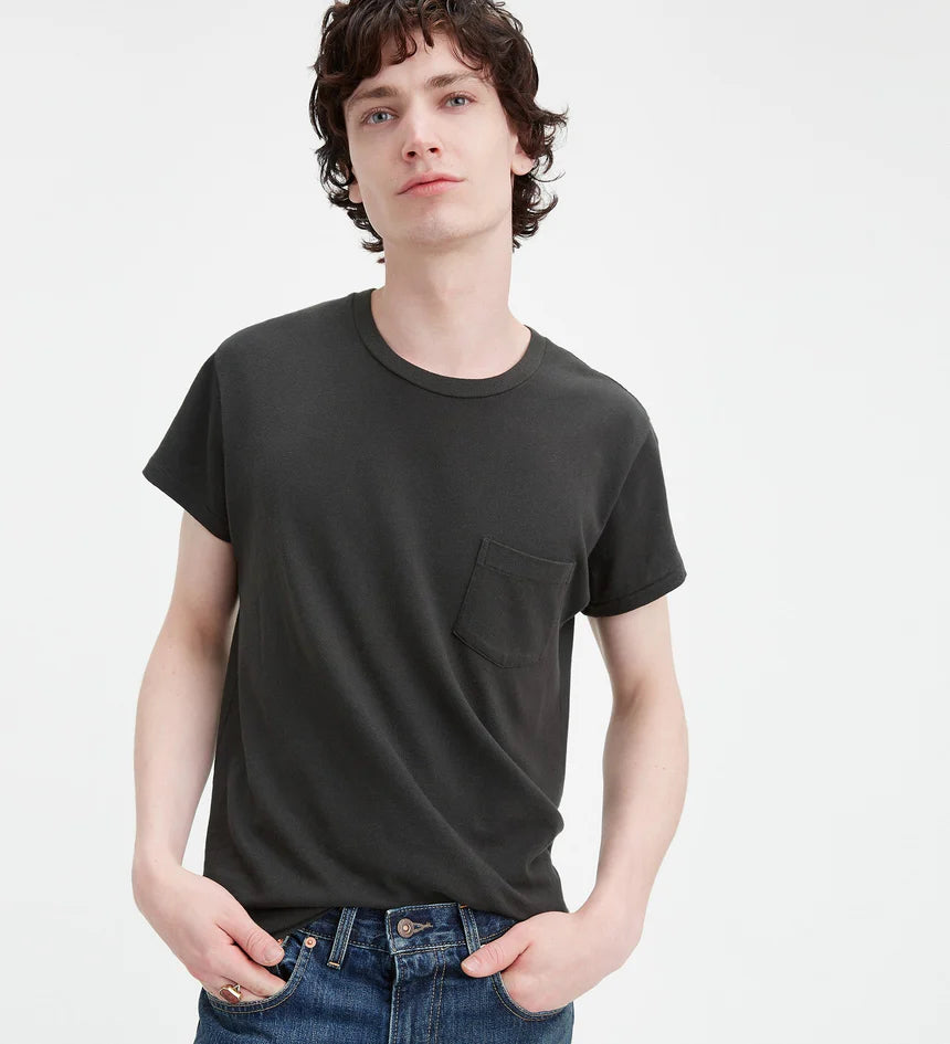 LEVI'S VINTAGE CLOTHING 1950's SPORTSWEAR TEE - BLACK