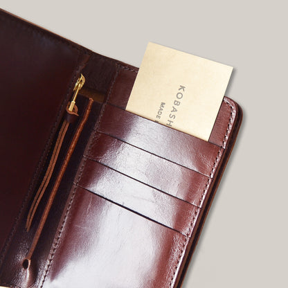 KOBASHI STUDIO WALLET MIDDLE - BROWN
