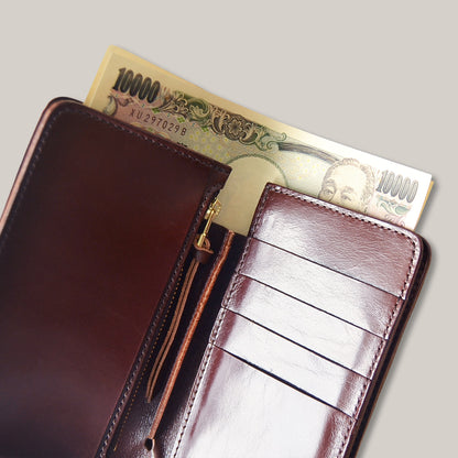 KOBASHI STUDIO WALLET MIDDLE - BROWN