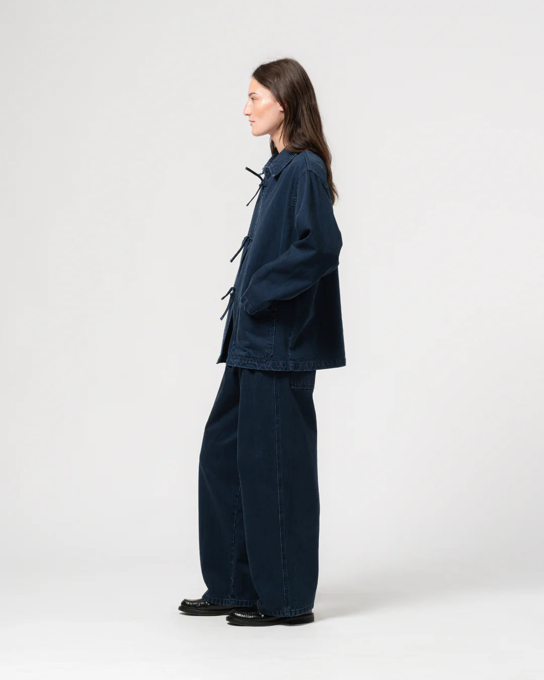 EAT DUST TEMPLE JACKET - BLUE ENIGMA DENIM