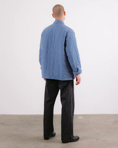 EAT DUST EDO JACKET - COTTON QUILT - INFINITY BLUE