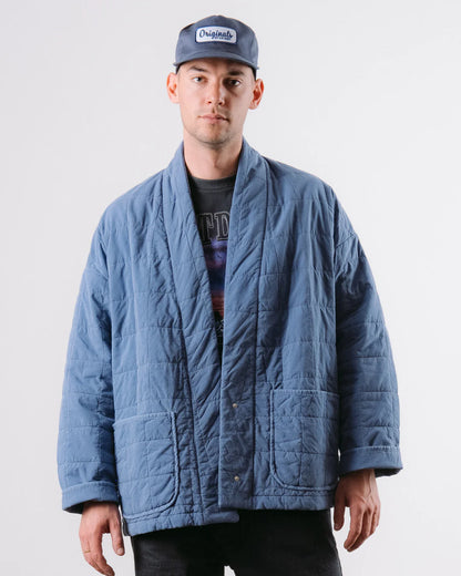 EAT DUST EDO JACKET - COTTON QUILT - INFINITY BLUE