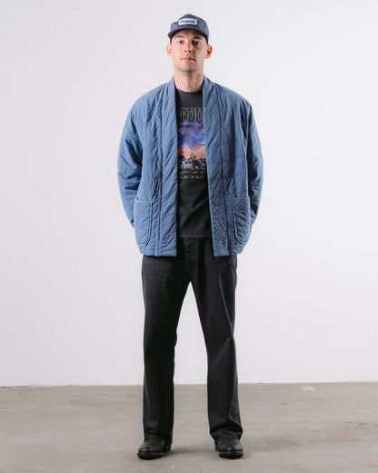 EAT DUST EDO JACKET - COTTON QUILT - INFINITY BLUE