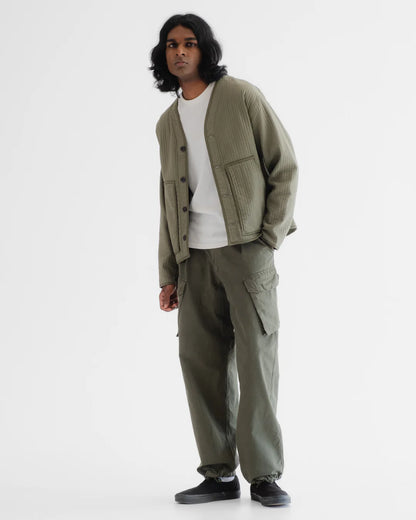 EAT DUST BASEBALL CARDIGAN - ARMOR COTTON - LITCHEN