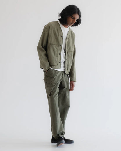 EAT DUST BASEBALL CARDIGAN - ARMOR COTTON - LITCHEN
