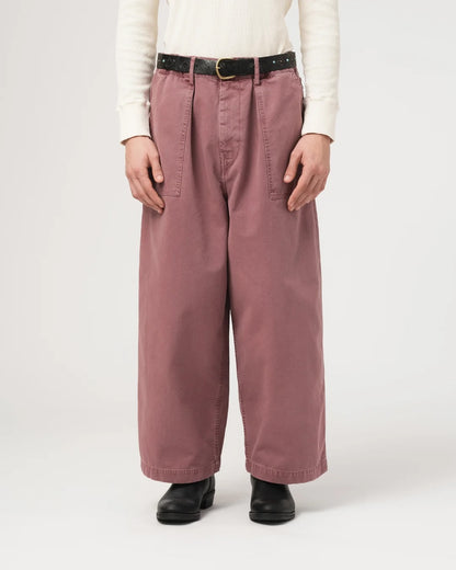EAT DUST FATIGUE PANTS - DUCK CANVAS - ROSEWOOD