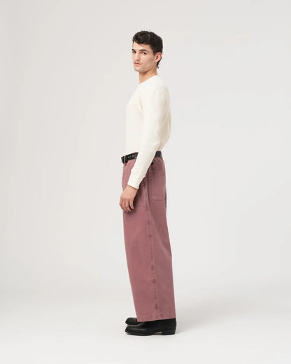 EAT DUST FATIGUE PANTS - DUCK CANVAS - ROSEWOOD