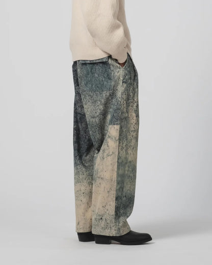 EAT DUST AMBASSADOR PANTS  - FELINO CORD - BEIGE/ INK