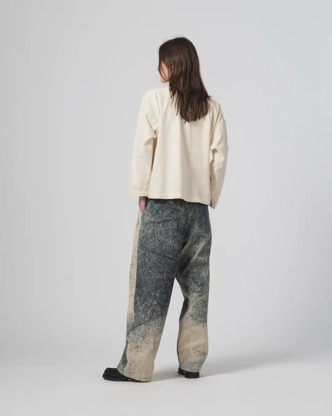 EAT DUST AMBASSADOR PANTS  - FELINO CORD - BEIGE/ INK