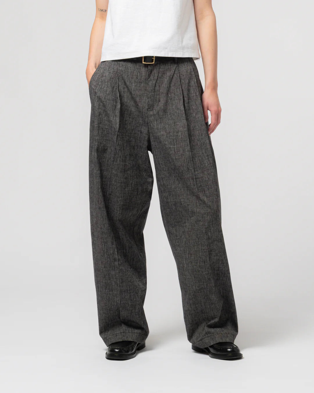 EAT DUST AMBASSADOR PANTS - GIORGIO COTTON - ASPHALT
