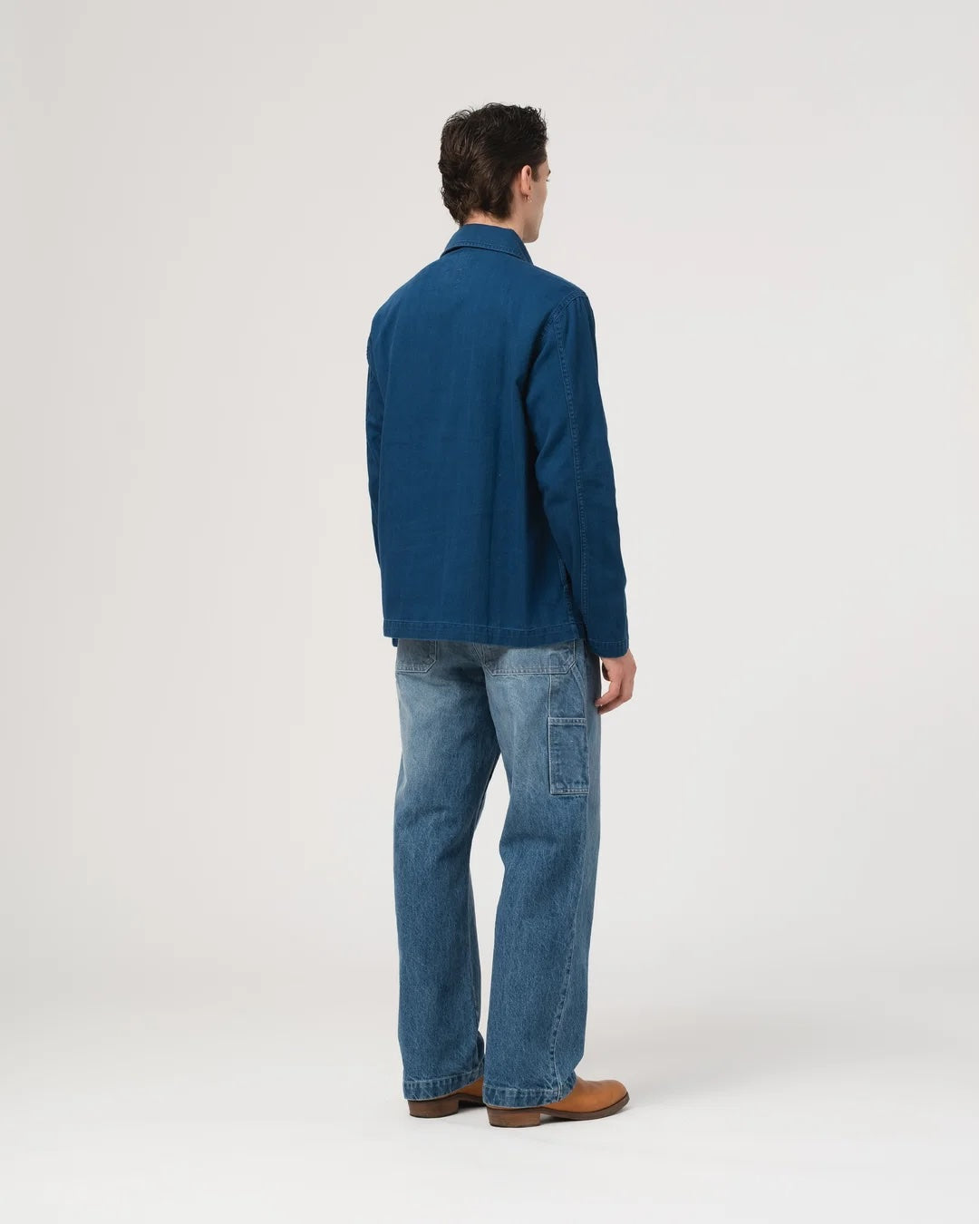 EAT DUST FISHERMAN SHIRT - H.B.T DENIM - BLUE