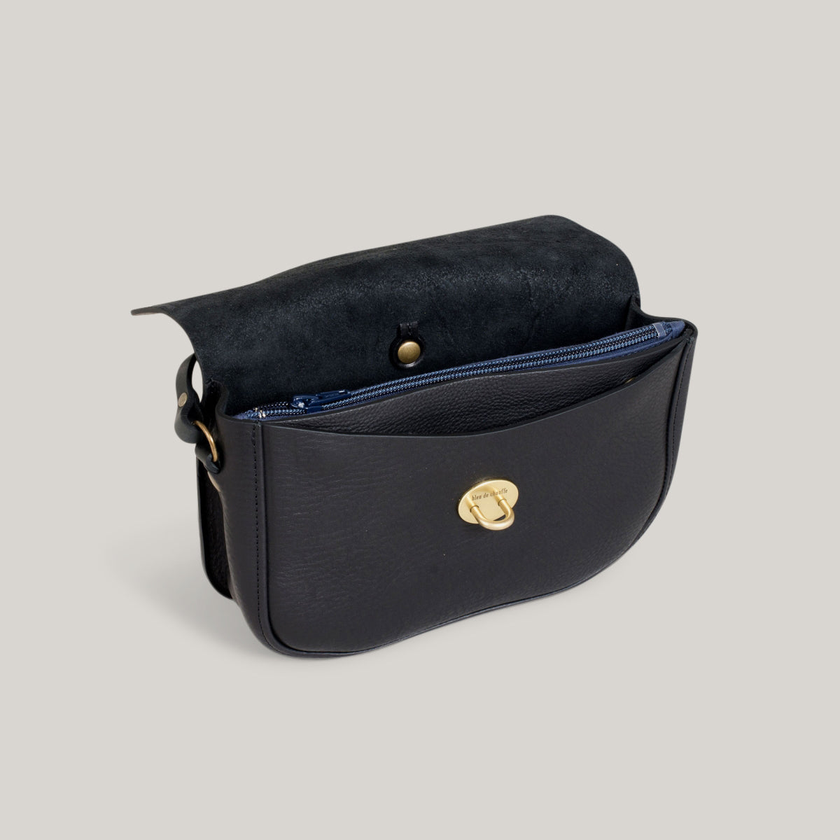 BLEU DE CHAUFFE PASTIS CLUTCH BAG - BLACK