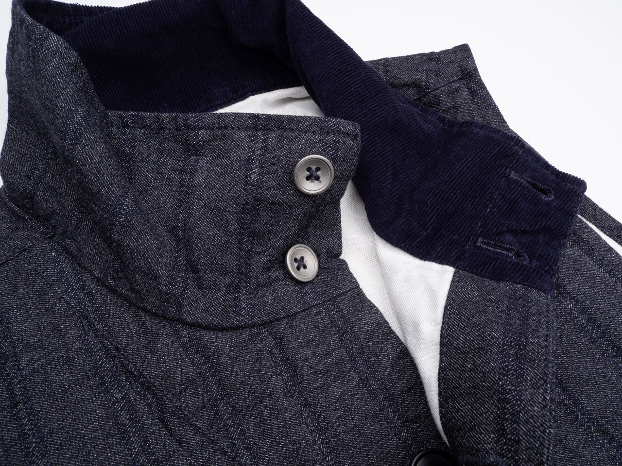 1ST PAT-RN OUTLANDER VEST - BLUE MODERN HICKORY