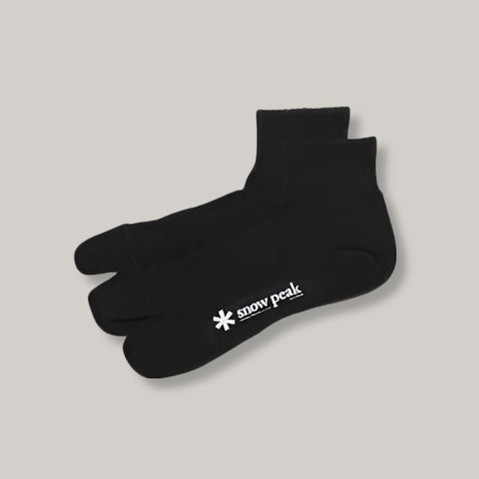 SNOW PEAK MID TABI SOCKS - BLACK