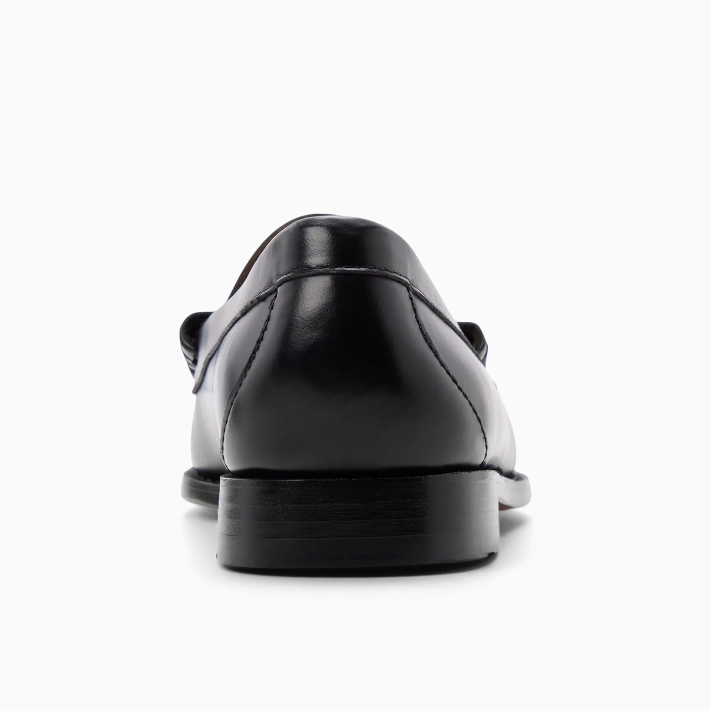 G. H. BASS -  WEEJUN LARSON MOC PENNY LOAFER - BLACK LEATHER