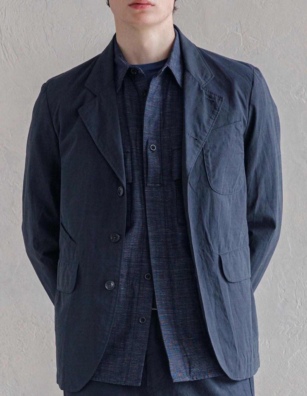1ST PAT-RN SUMATRA OVERSHIRT - BLUE