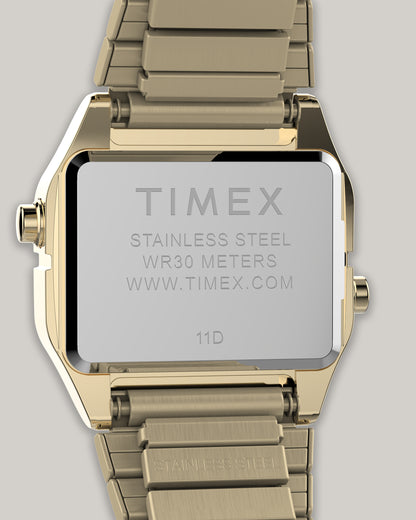 TIMEX TEENY TINY STAINLESS STEEL BRACELET WATCH 20MM - GOLD