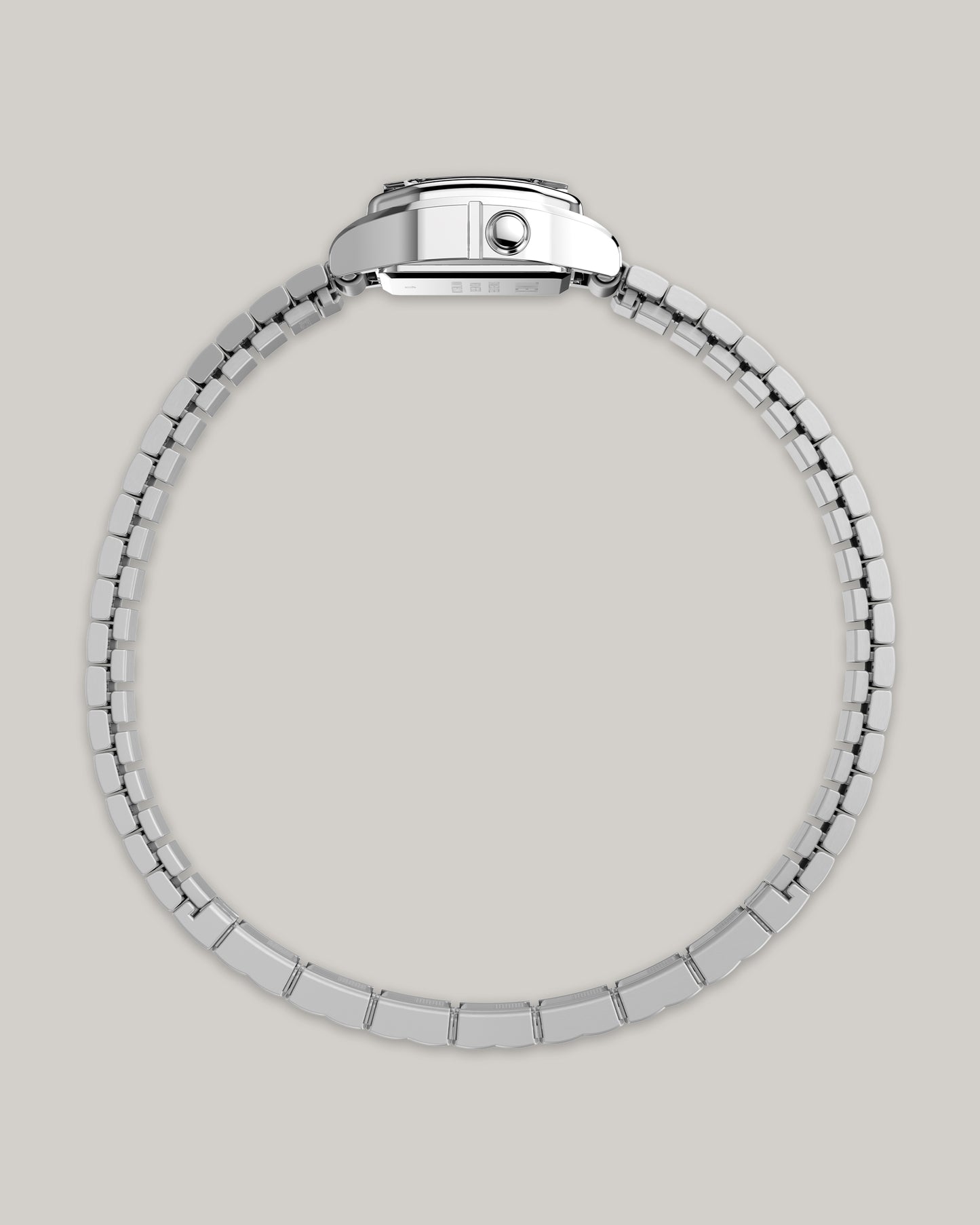 TIMEX TEENY TINY STAINLESS STEEL BRACELET WATCH 20MM - SILVER