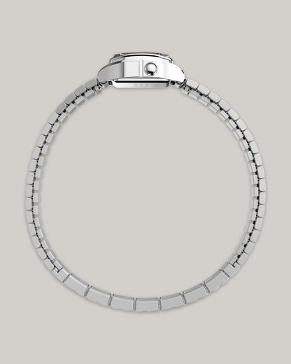 TIMEX TEENY TINY STAINLESS STEEL BRACELET WATCH 20MM - SILVER