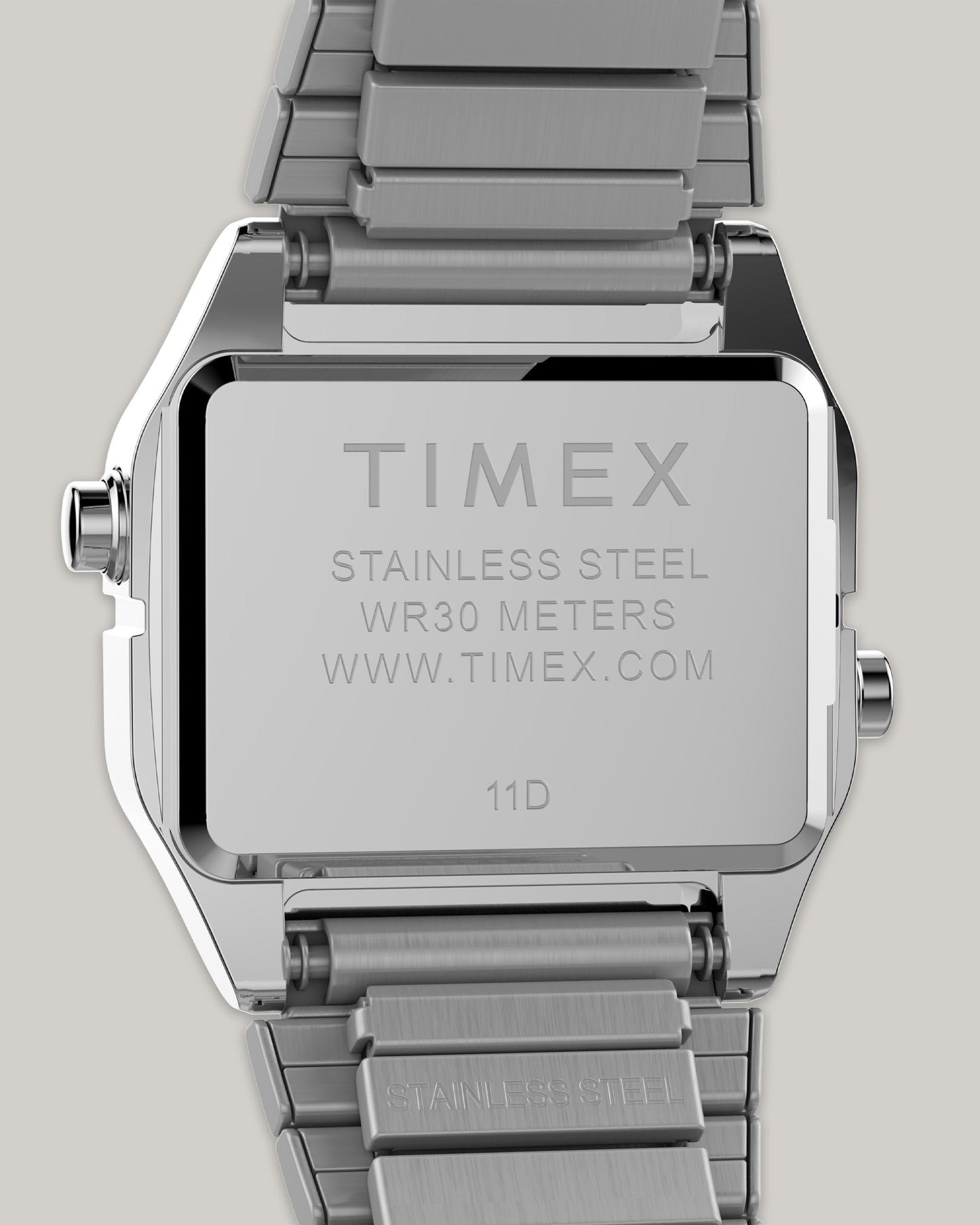 TIMEX TEENY TINY STAINLESS STEEL BRACELET WATCH 20MM - SILVER