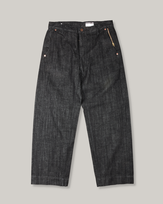 WORKING SLACK JEAN -  BLACK RINSED