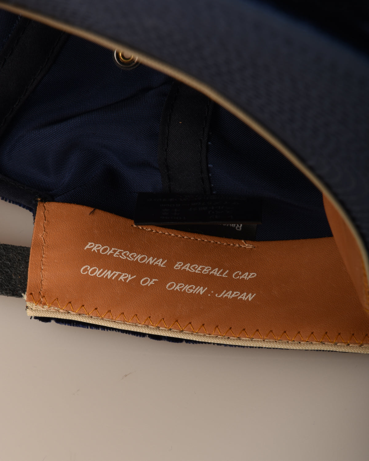 POTEN VELVET CAP - NAVY