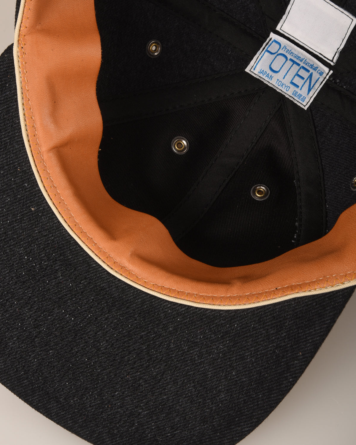 POTEN 90's DENIM CAP - BLACK