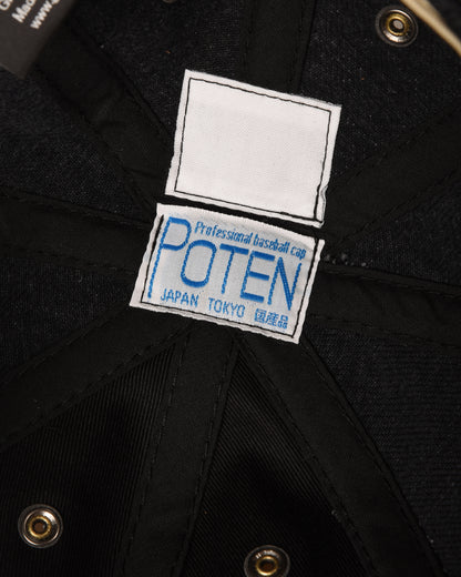 POTEN 90's DENIM CAP - BLACK