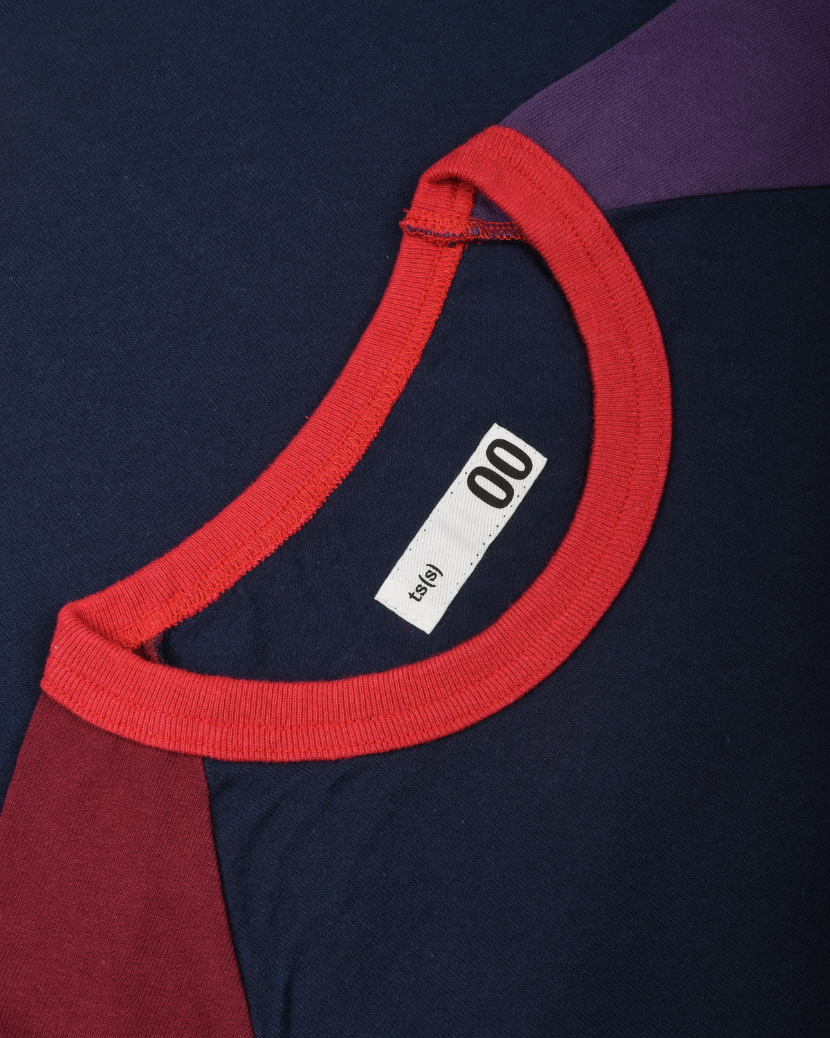 TS(S) 4 COLOUR BLOCK T-SHIRT - NAVY