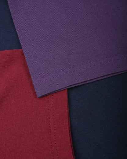 TS(S) 4 COLOUR BLOCK T-SHIRT - NAVY