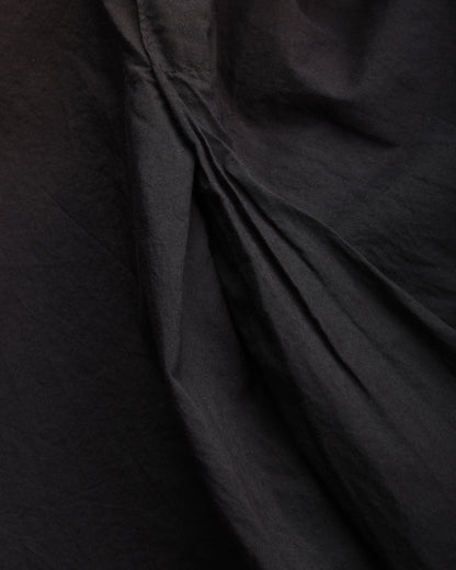 TENDER PLASTRON SHIRT - DOPPLER STRIPE COTTON CAMBRIC - BLACK HOLE