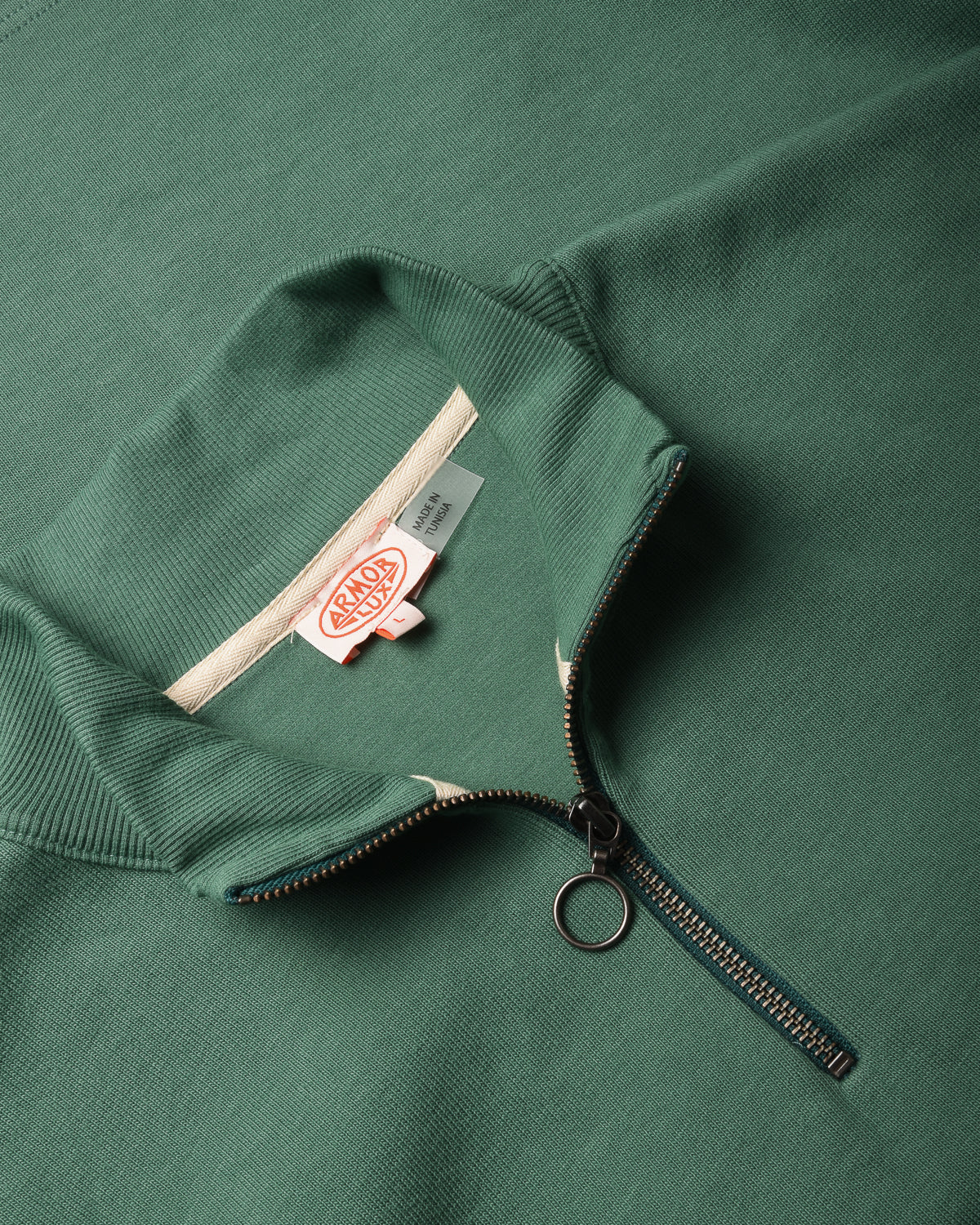 ARMOR LUX TROYER SWEATSHIRT - DARK IVY GREEN