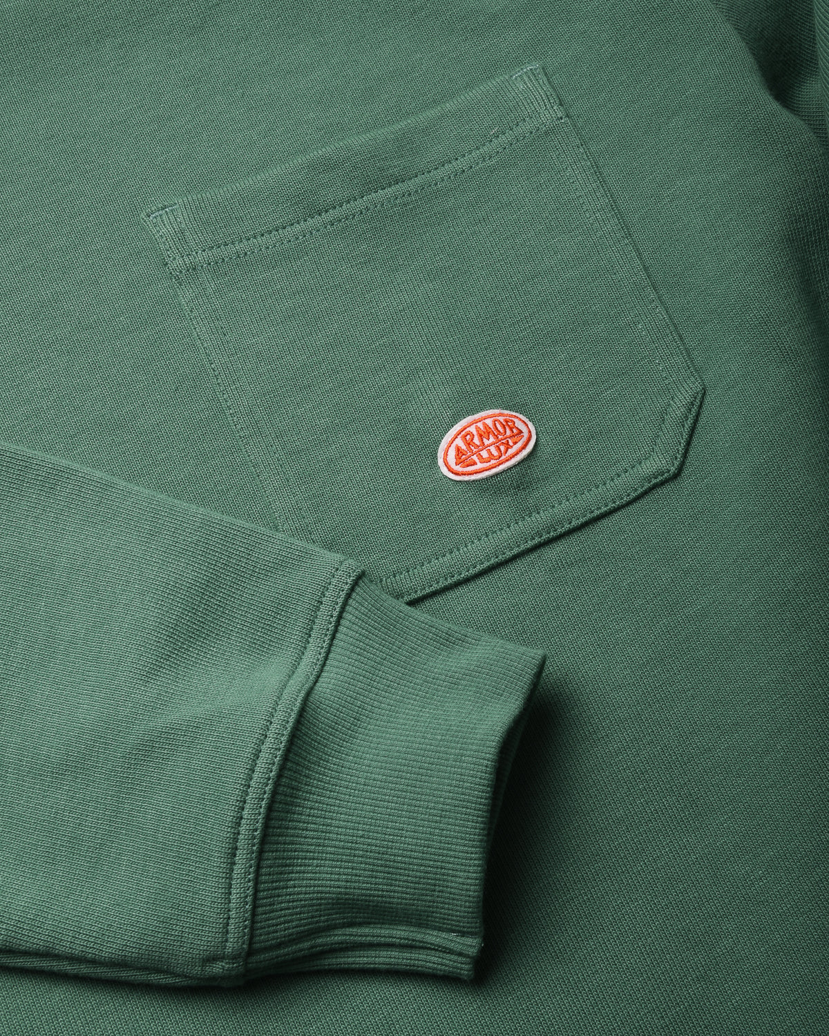 ARMOR LUX TROYER SWEATSHIRT - DARK IVY GREEN