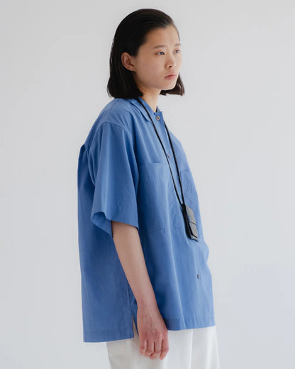 GIRLS OF DUST OKINAWA SHIRT - BLUE SEA COTTON