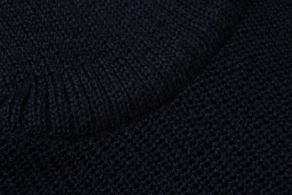 HEIMAT VIRGIN WOOL CREWNECK SWEATER - INK