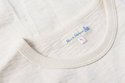 MERZ B. SCHWANEN 2S14 CREW NECK T-SHIRT RELAXED FIT - NATURE