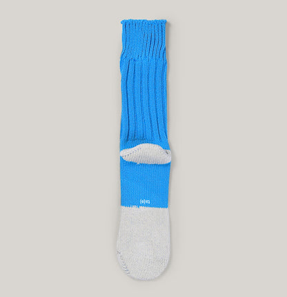 TS(S) UNPAIRED COTTON RIB SOCK (SINGLE) - TURQUOISE