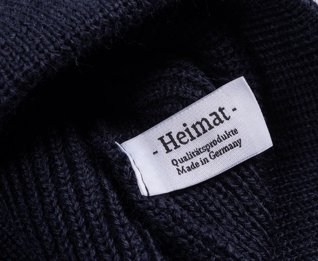 HEIMAT VIRGIN WOOL CREWNECK SWEATER - INK