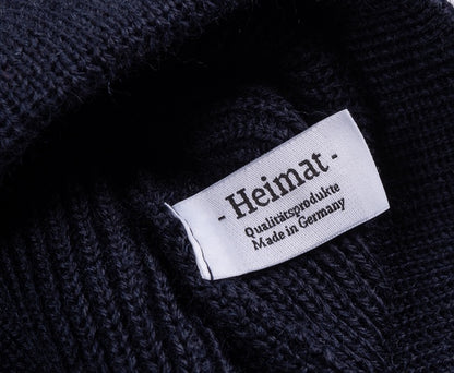 HEIMAT VIRGIN WOOL CREWNECK SWEATER - INK