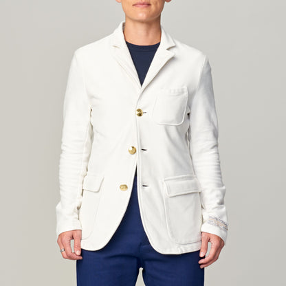 1ST PAT-RN CAMPUS BLAZER - GHIACCIO