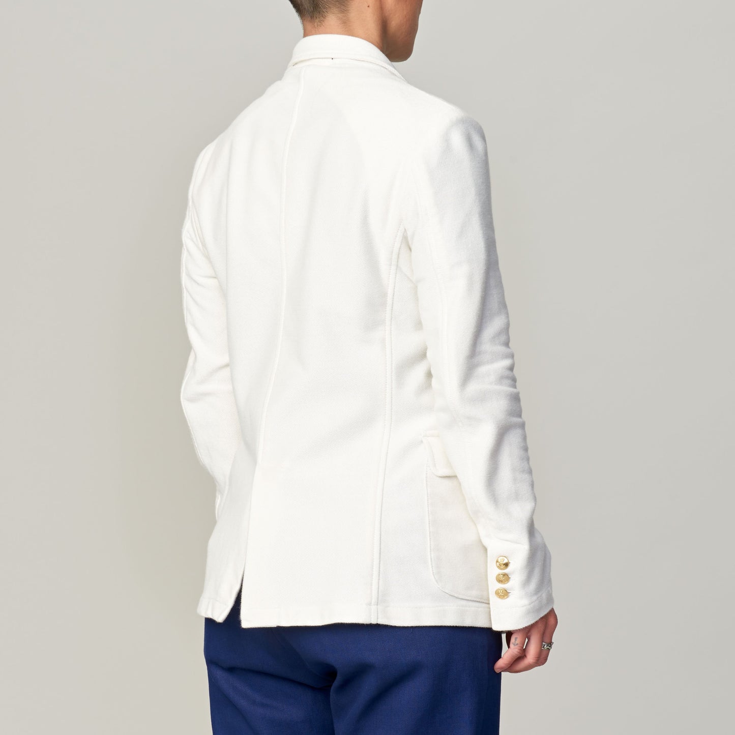 1ST PAT-RN CAMPUS BLAZER - GHIACCIO
