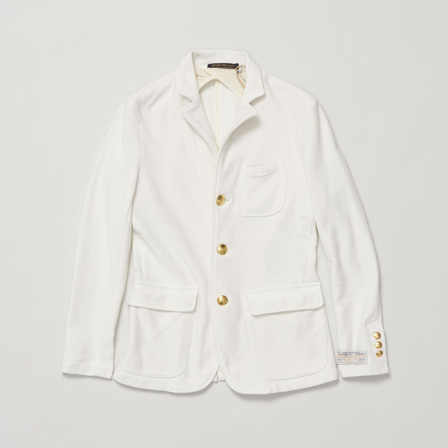 1ST PAT-RN CAMPUS BLAZER - GHIACCIO