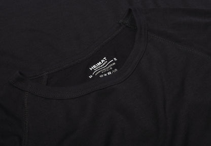 HEIMAT MERINO RAGLAN LONG SLEEVE TEE - SCHWARZ