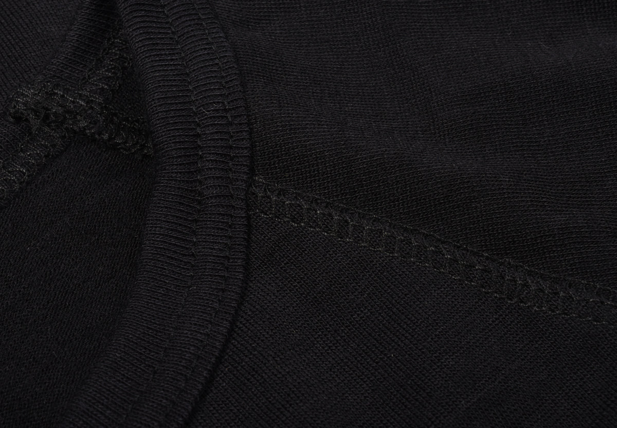 HEIMAT MERINO RAGLAN LONG SLEEVE TEE - SCHWARZ