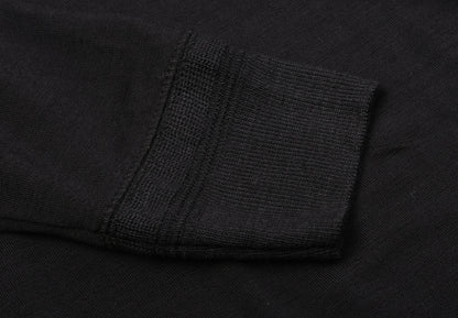 HEIMAT MERINO RAGLAN LONG SLEEVE TEE - SCHWARZ
