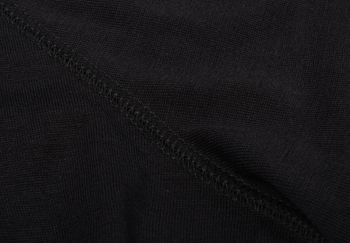 HEIMAT MERINO RAGLAN LONG SLEEVE TEE - SCHWARZ